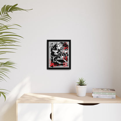 Demon Slayer Framed Anime Art Print - Matte Canvas Wall Decor - CreativeRino