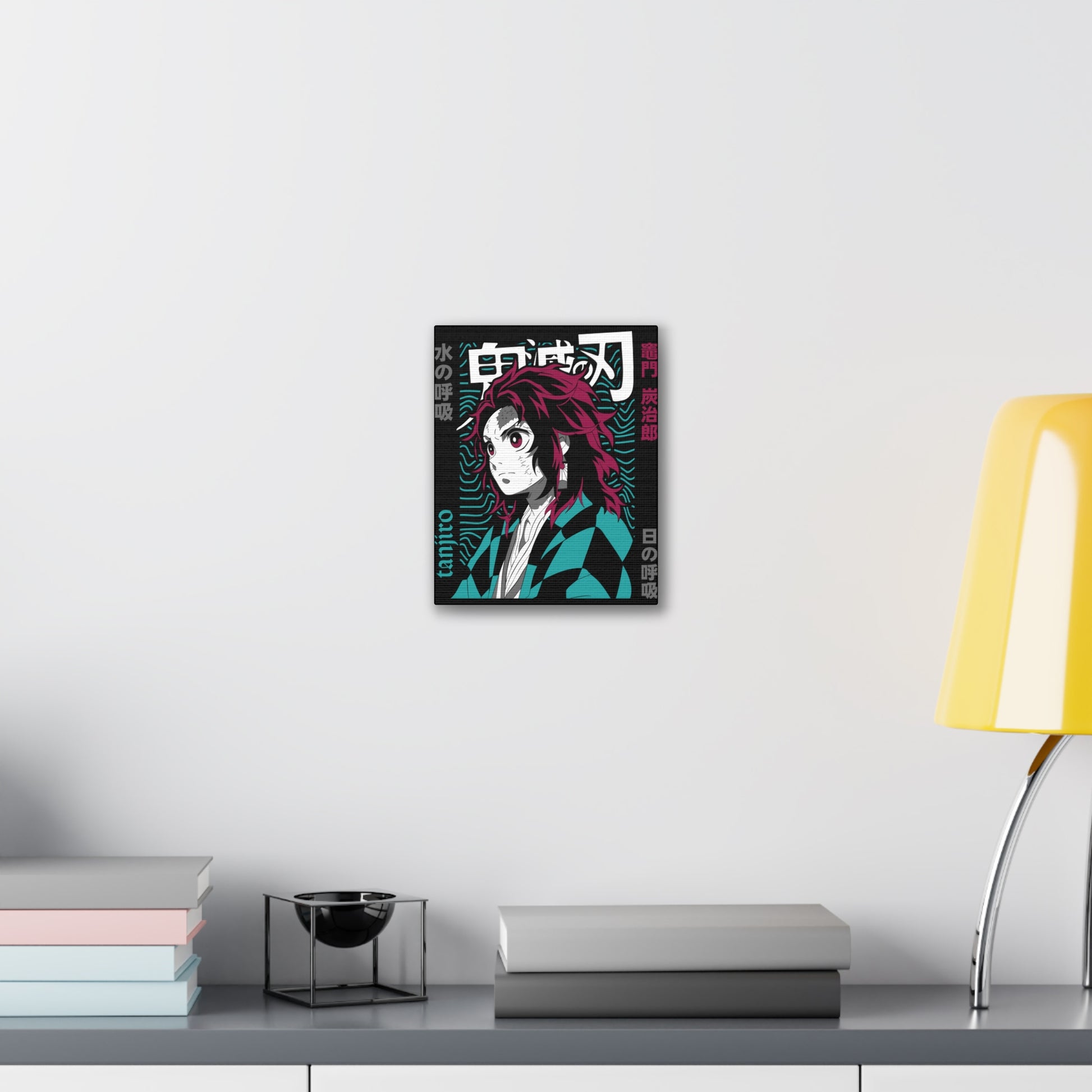 Anime Canvas Art Print - Demon Slayer Tamito Wall Decor - CreativeRino
