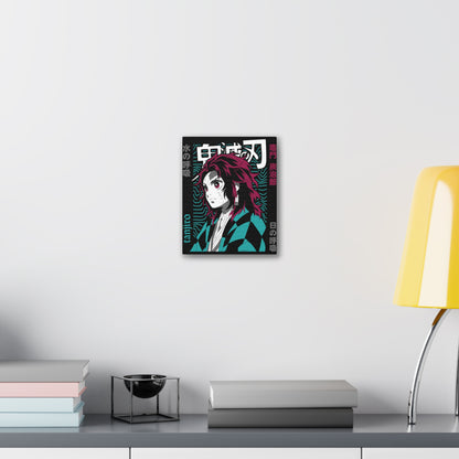 Anime Canvas Art Print - Demon Slayer Tamito Wall Decor - CreativeRino