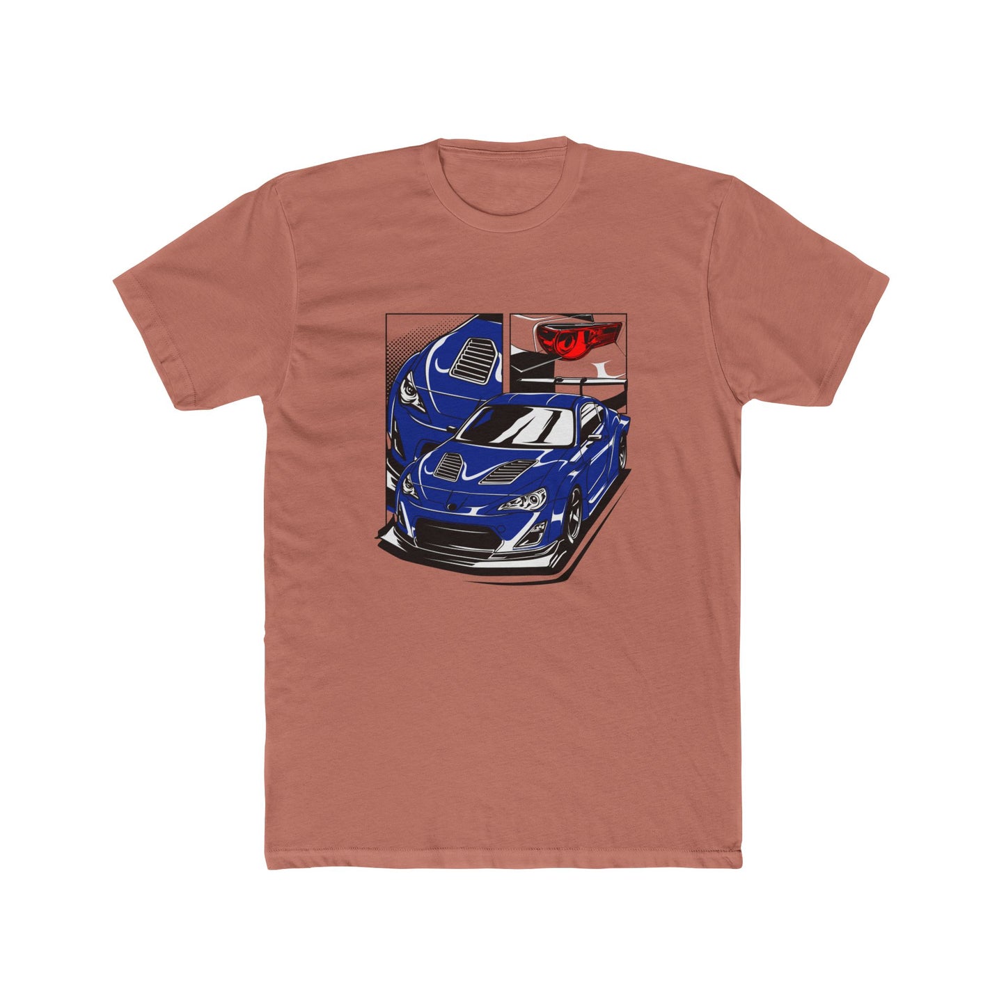 Racing-Inspired Unisex Cotton Crew Tee - Perfect T-shirt Gift for Car Enthusiasts - CreativeRino
