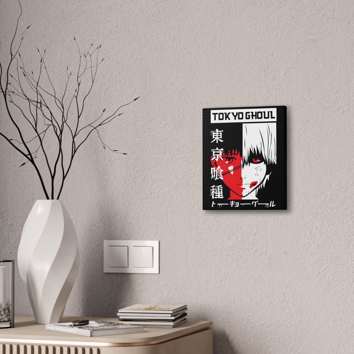 Tokyo Ghoul Canvas Print - Anime Wall Art Decoration - CreativeRino