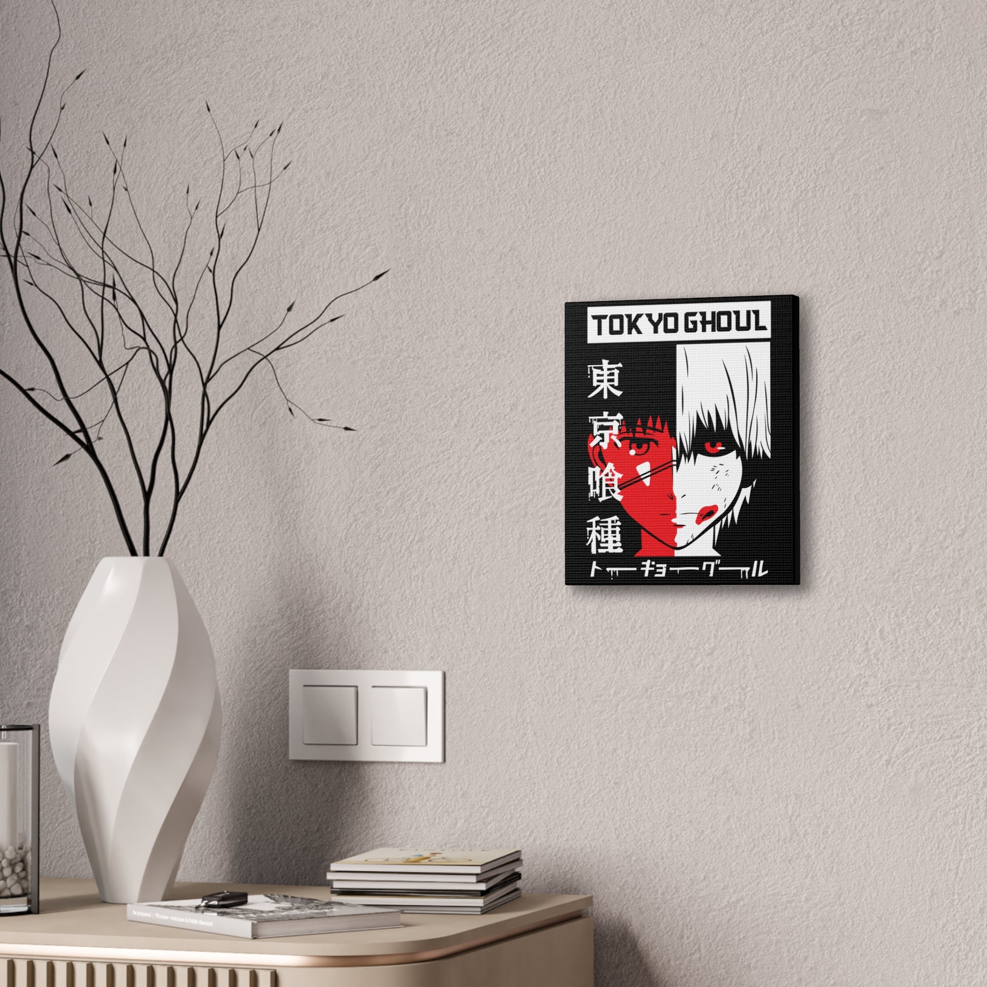 Tokyo Ghoul Canvas Print - Anime Wall Art Decoration - CreativeRino