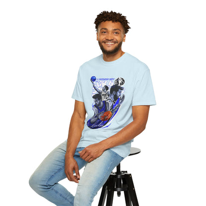 Unisex Garment-Dyed T-shirt | Luka Doncic "The Wonder Boy" Basketball Tee - CreativeRino