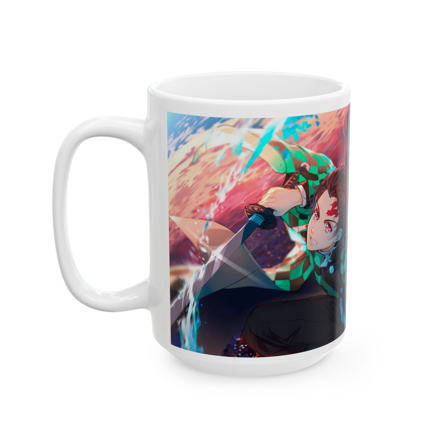 Vibrant Anime-Inspired Ceramic Mug - Demon Slayer Perfect for Coffee Lovers! - CreativeRino