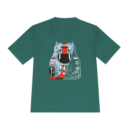 Racing Graphic Moisture Wicking Tee - Unisex Sportswear for Car Enthusiasts - CreativeRino