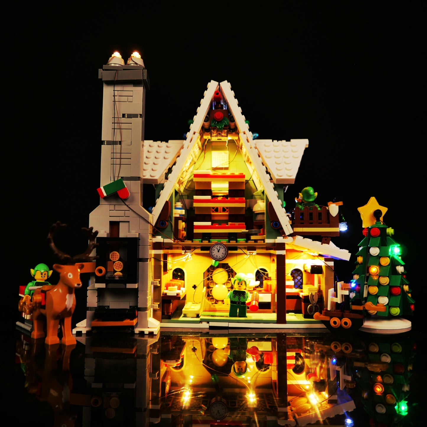 Vonado LED Light Kit with Remote Control for LEGO 10275 Elf Club House | Christmas Series Illumination