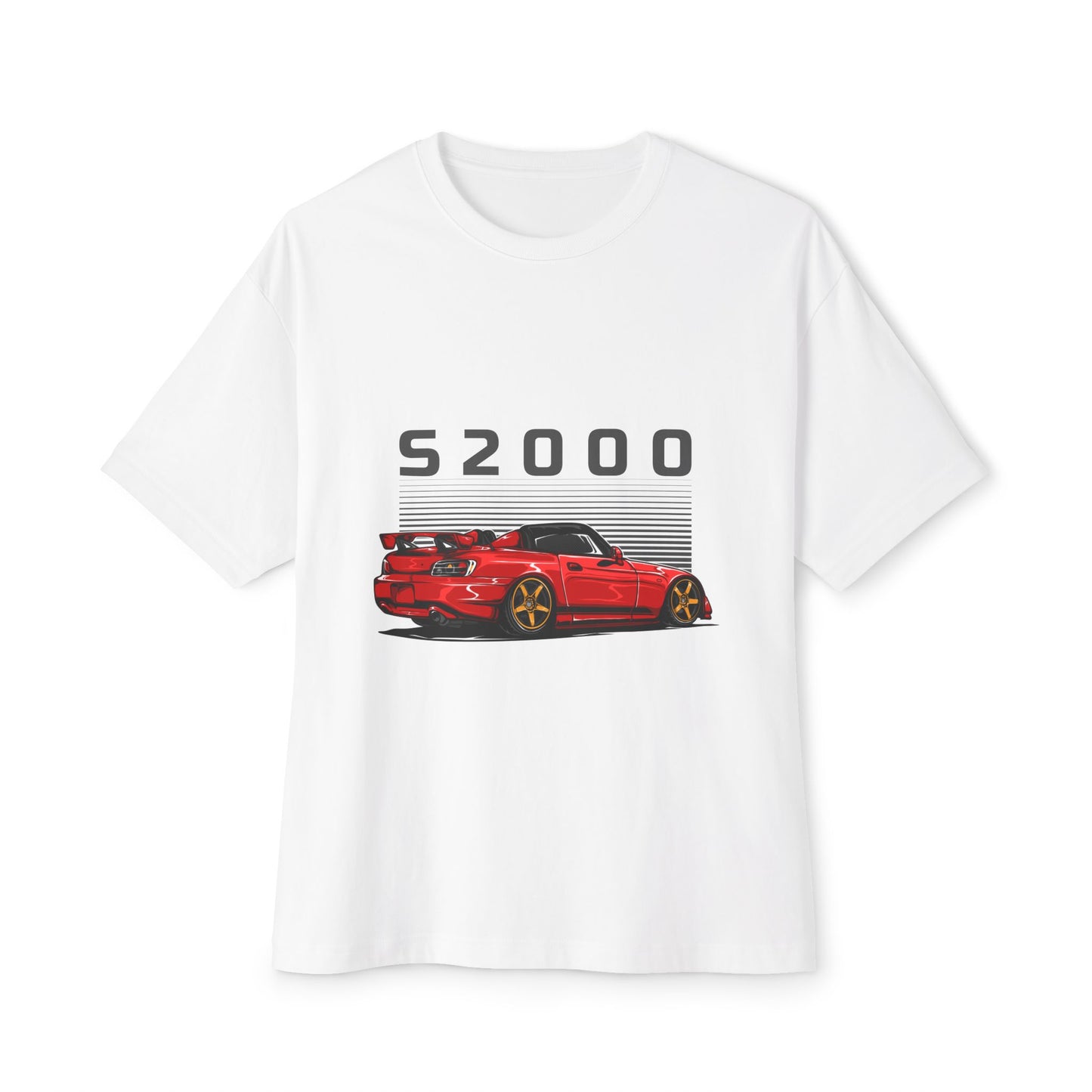 S2000 Graphic Unisex Oversized Boxy Tee - Perfect T-shirt for Car Enthusiasts - CreativeRino