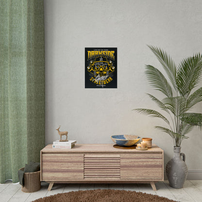 Skull Streetwear Rolled Poster - 'Darkside' Design Wall Art - CreativeRino