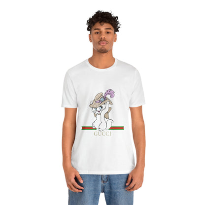 Kitty Gucci Unisex Jersey Short Sleeve T-shirt - CreativeRino