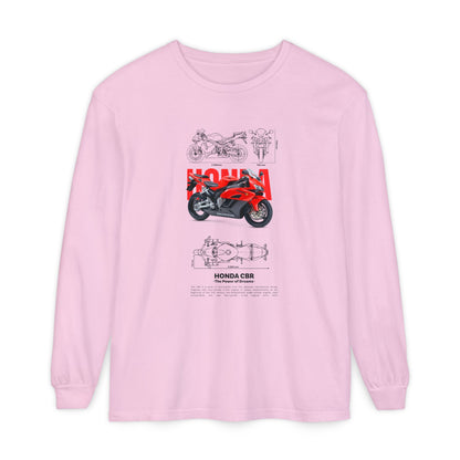 Honda CBR Long Sleeve T-Shirt for Motorcycle Lovers - CreativeRino