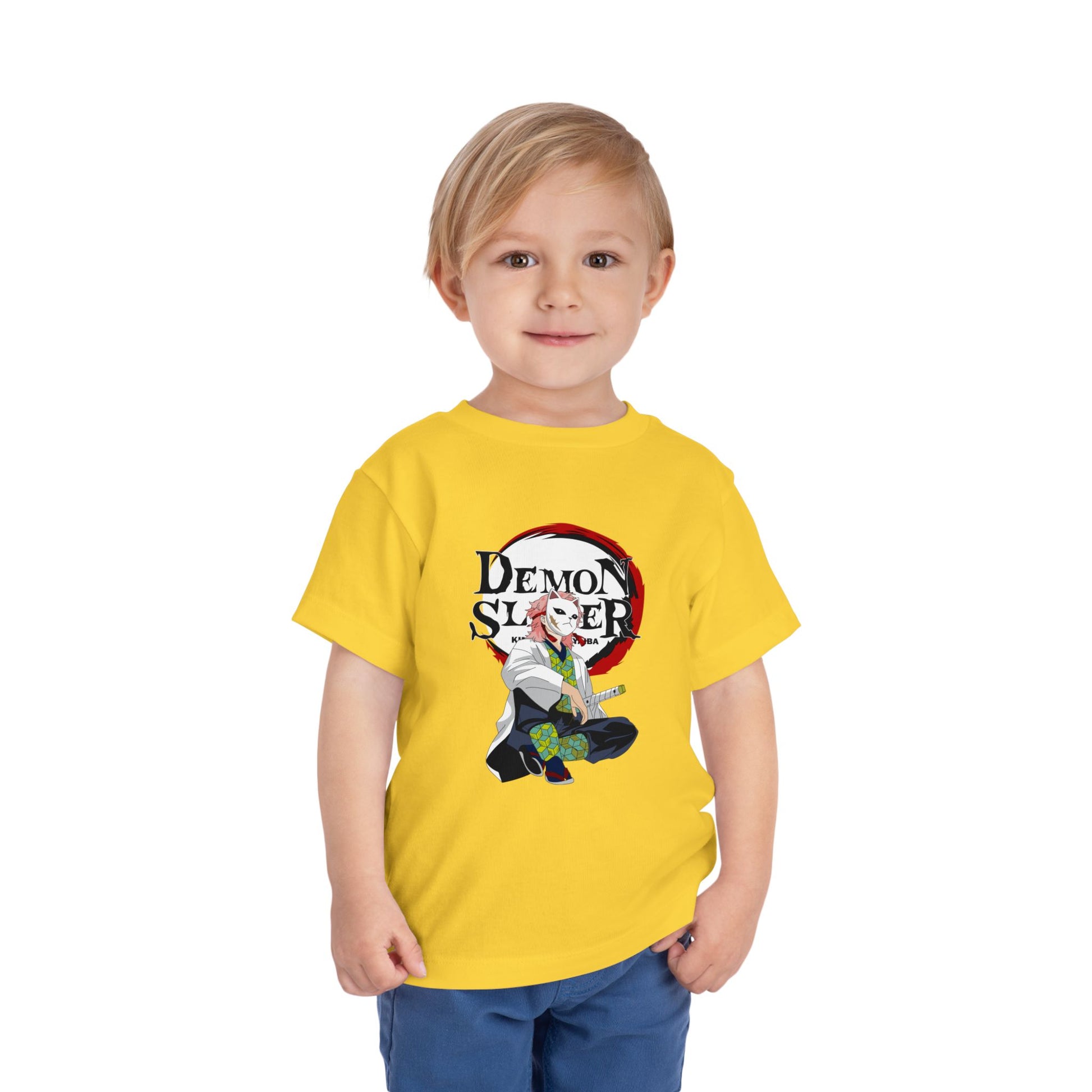 Demon Slayer Toddler Tee - Cute Anime T-shirt for Kids - CreativeRino
