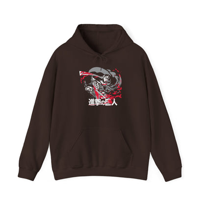 Anime-Inspired Unisex Heavy Blend™ Hooded Sweatshirt - Perfect for Attack on Titan Fans! - CreativeRino