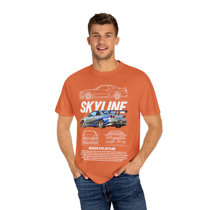Nissan GTR Skyline Unisex  T-Shirt - Perfect T-shirt for Car Enthusiasts - CreativeRino