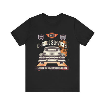 Classic Car Garage Unisex Jersey Short Sleeve Tee - CreativeRino