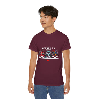Formula 1 Racing Unisex Ultra Cotton Tee - Perfect T-Shirt for Motorsport Fans - CreativeRino