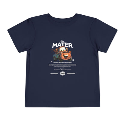 Two Mater Toddler Short Sleeve Tee - Fun Graphic T-shirt for Kids - CreativeRino