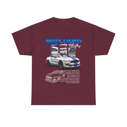 Mustang Shelby Graphic Tee – Perfect T-shirt for Car Enthusiasts - CreativeRino