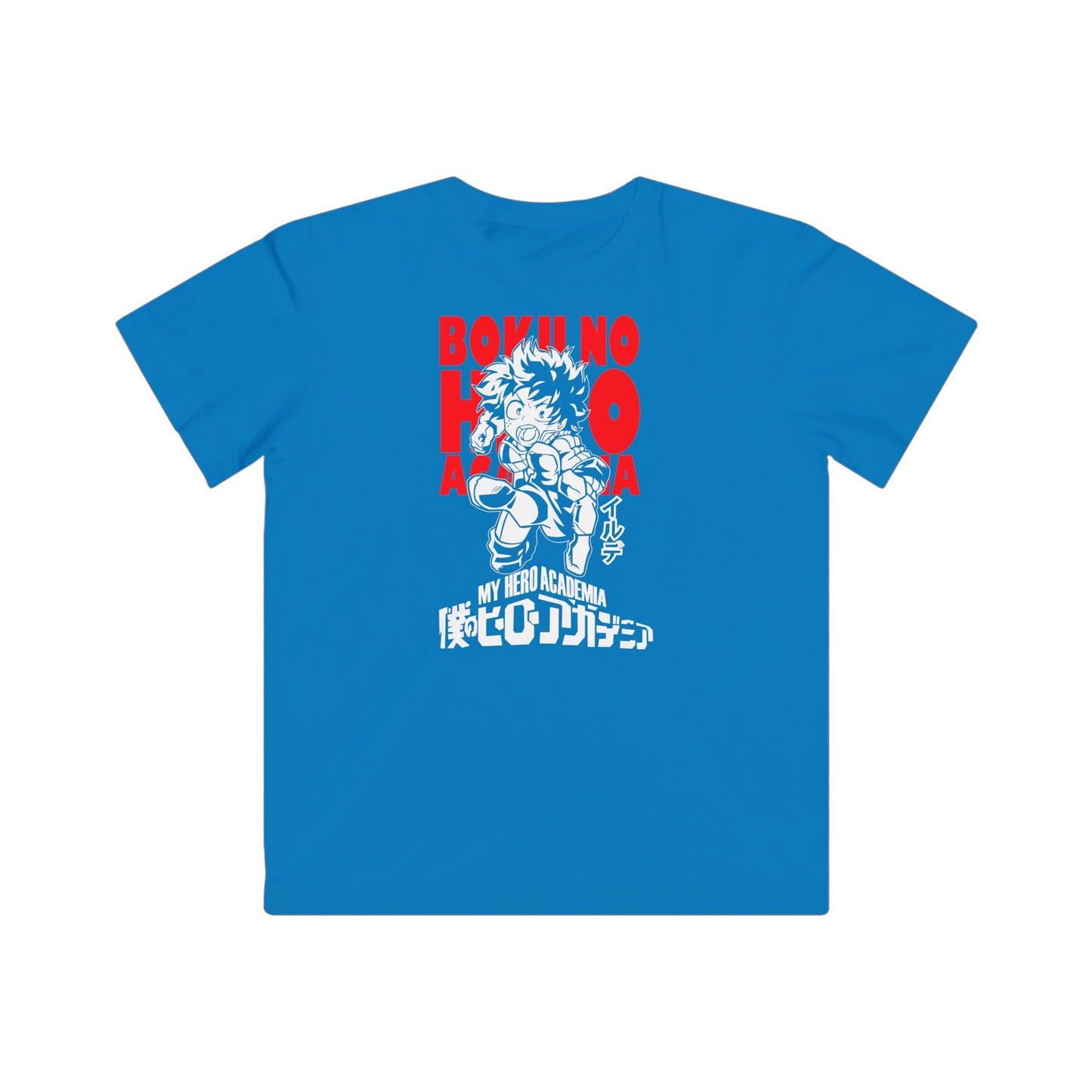 My Hero Academia Kids Fine Jersey Tee - Fun Anime Graphic T-shirt for Young Fans - CreativeRino