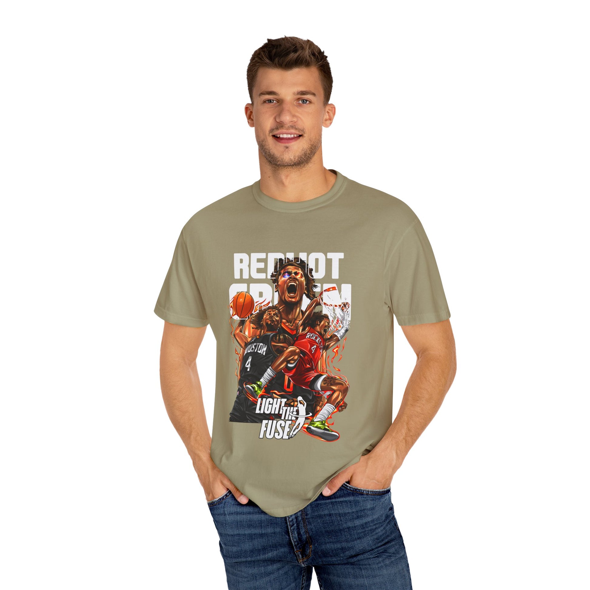 Jalen Green Basketball Unisex T-shirt - 'Light the Fuse' Graphic Tee - CreativeRino