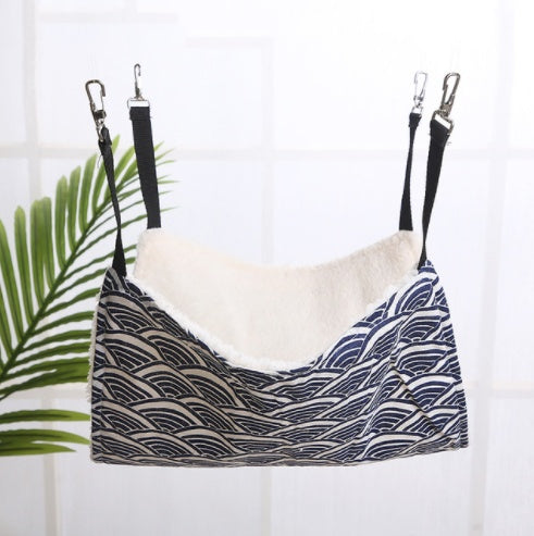 Premium Macrame Cat Hammock Swing | Cozy Hanging Bed for Indoor Cats CreativeRino