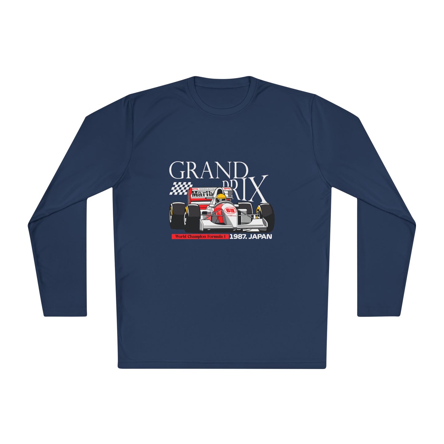 Grand Prix Japan Racing Unisex Lightweight Long Sleeve Tee - Perfect Gift for Motorsports Fans - CreativeRino