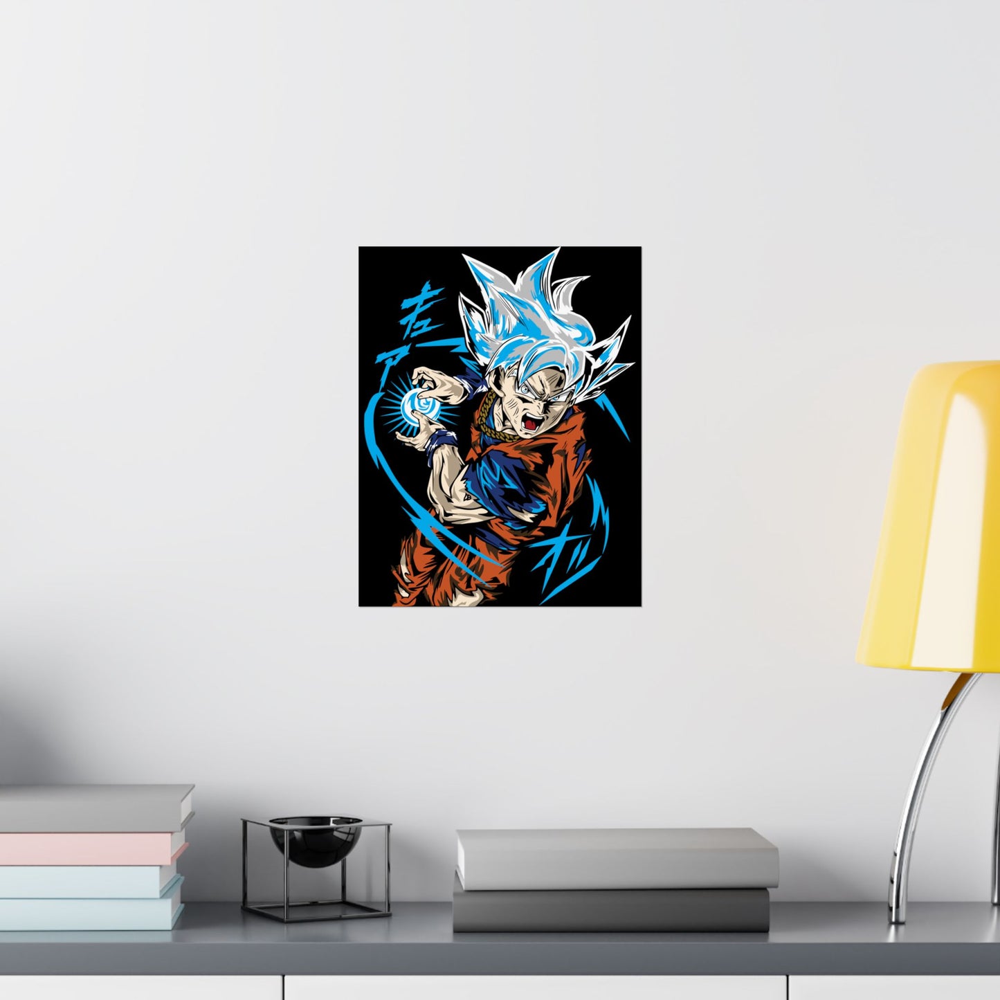 Goku Energy Burst Matte Vertical Poster | Anime Wall Art for Fans - CreativeRino