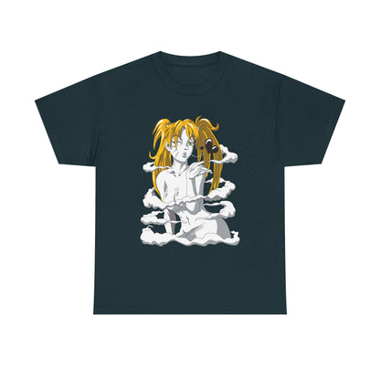 Anime-Inspired Unisex Heavy Cotton Tee - Naruto T-shirt Design - CreativeRino