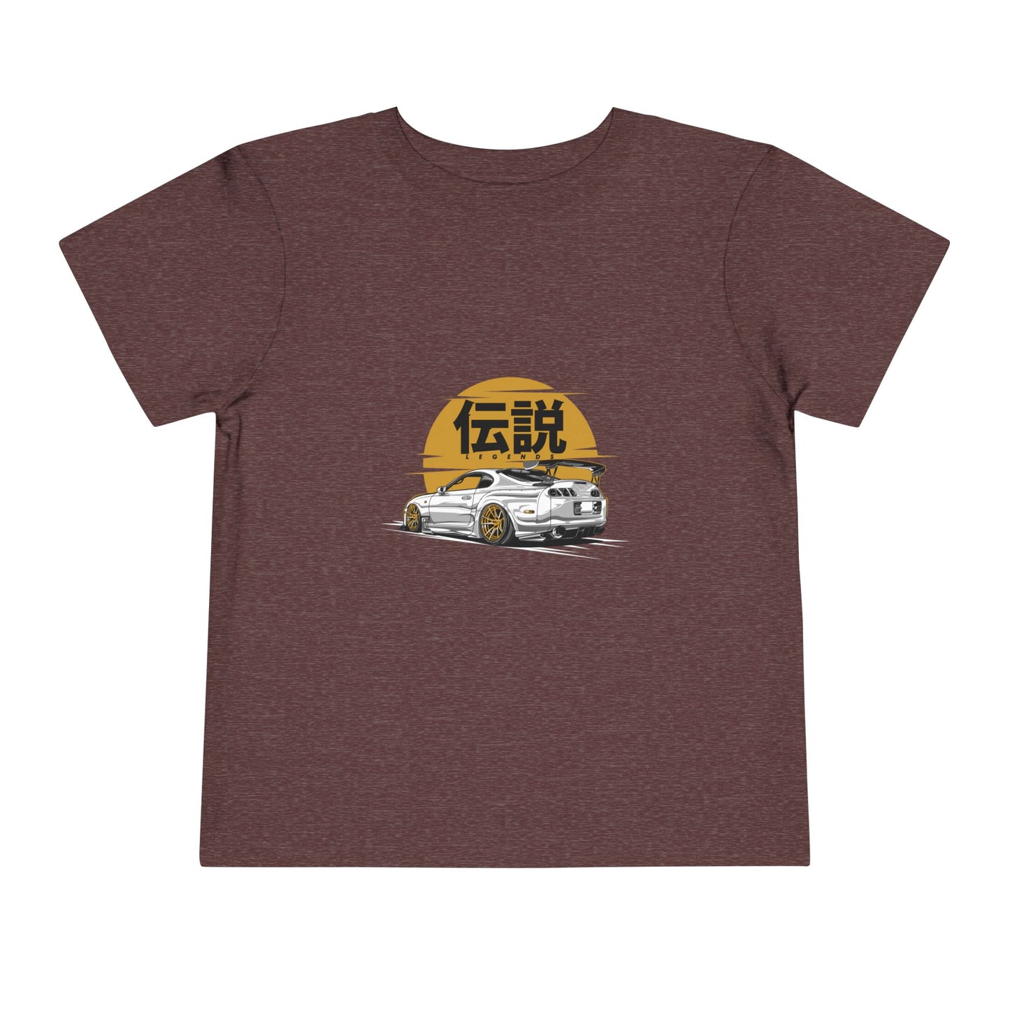 Toddler Racing Tee with Japanese Kanji Design - CreativeRino