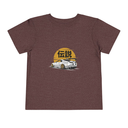 Toddler Racing Tee with Japanese Kanji Design - CreativeRino