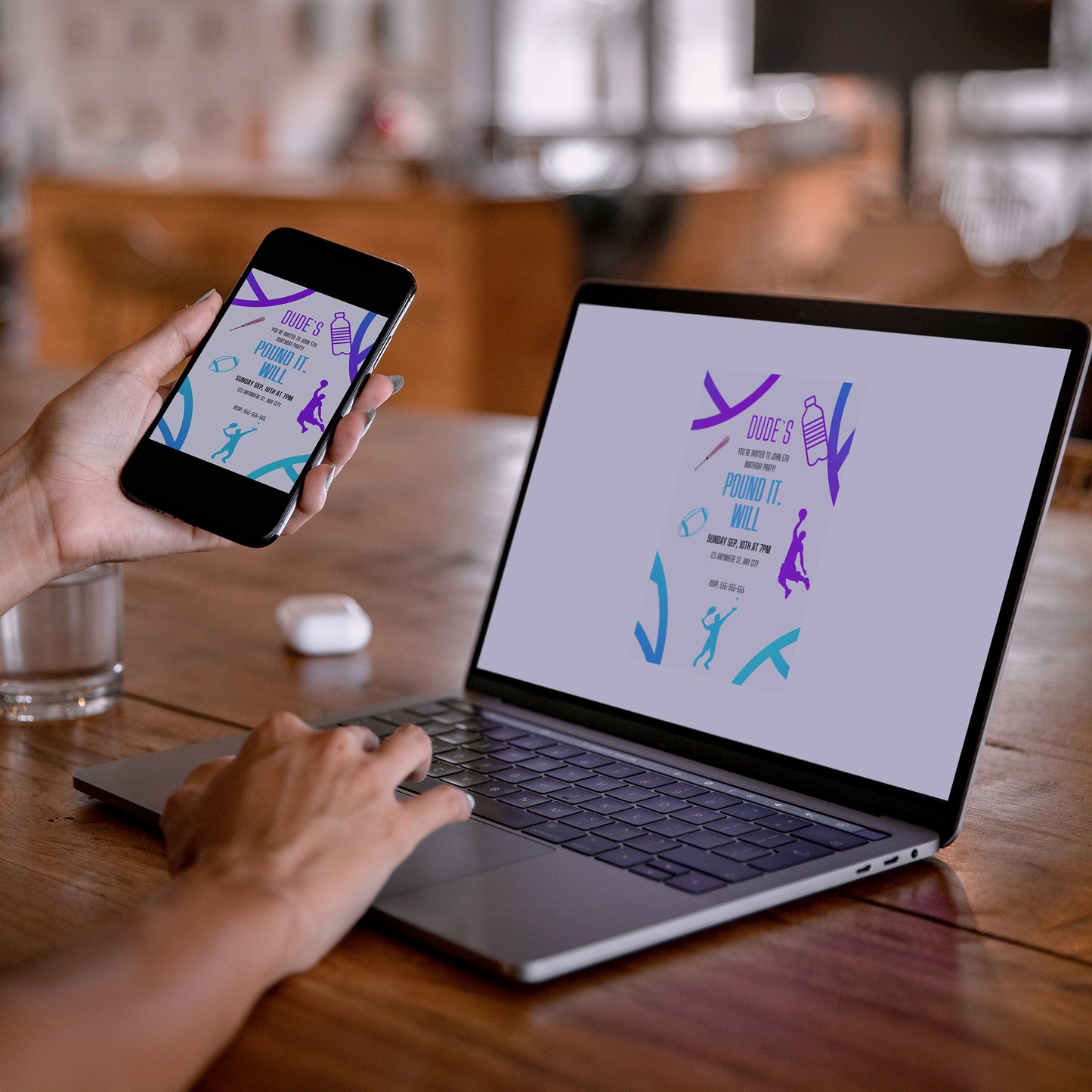 Dude Perfect Birthday Invitation Template - CreativeRino