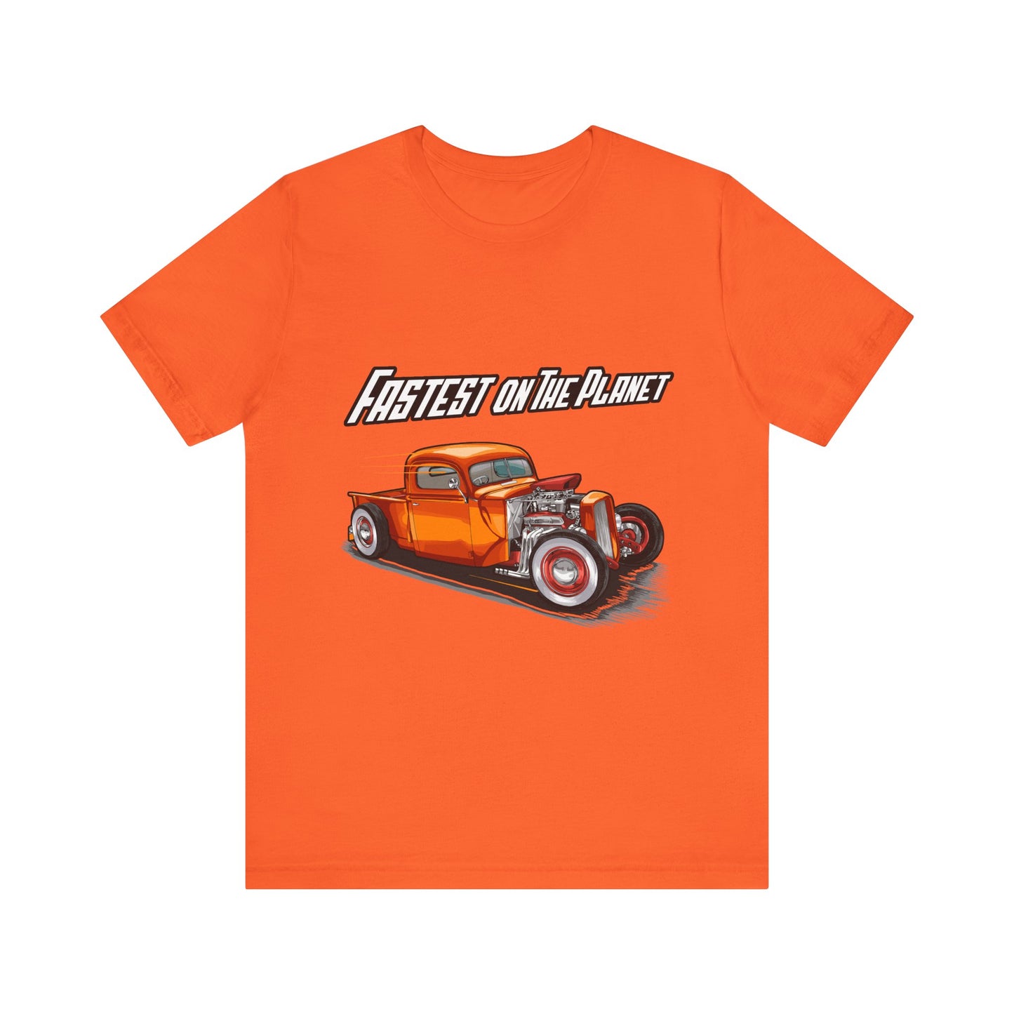 Fastest on the Planet Retro Car T-shirt - CreativeRino