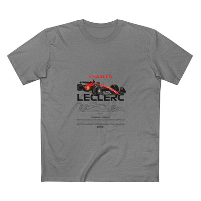 Formula 1 Charles Leclerc Adult Staple Tee - Perfect for Racing Fans - CreativeRino