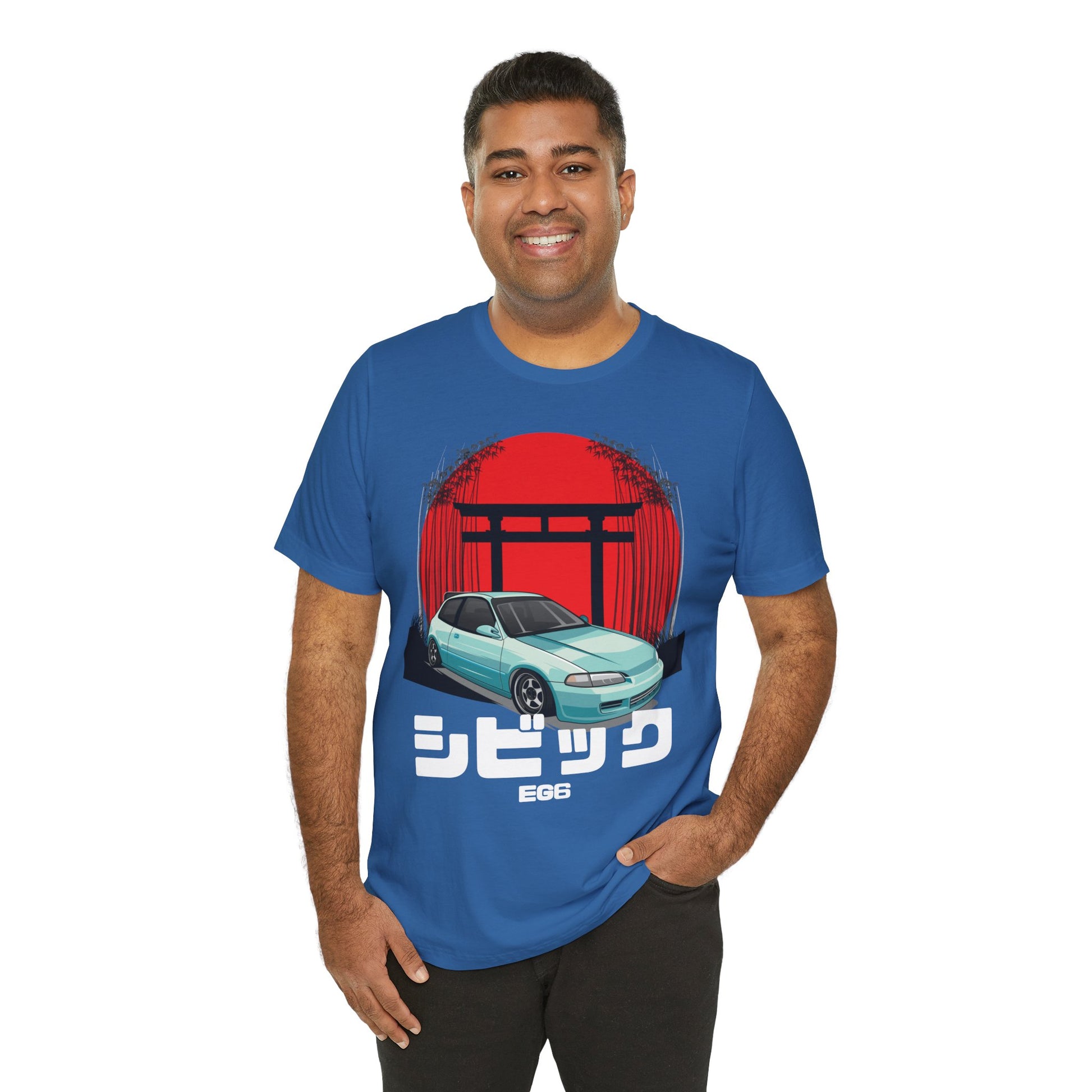 Hinda Civic Estilo Car Art Tee - Retro Aesthetic Automotive T-Shirt - CreativeRino