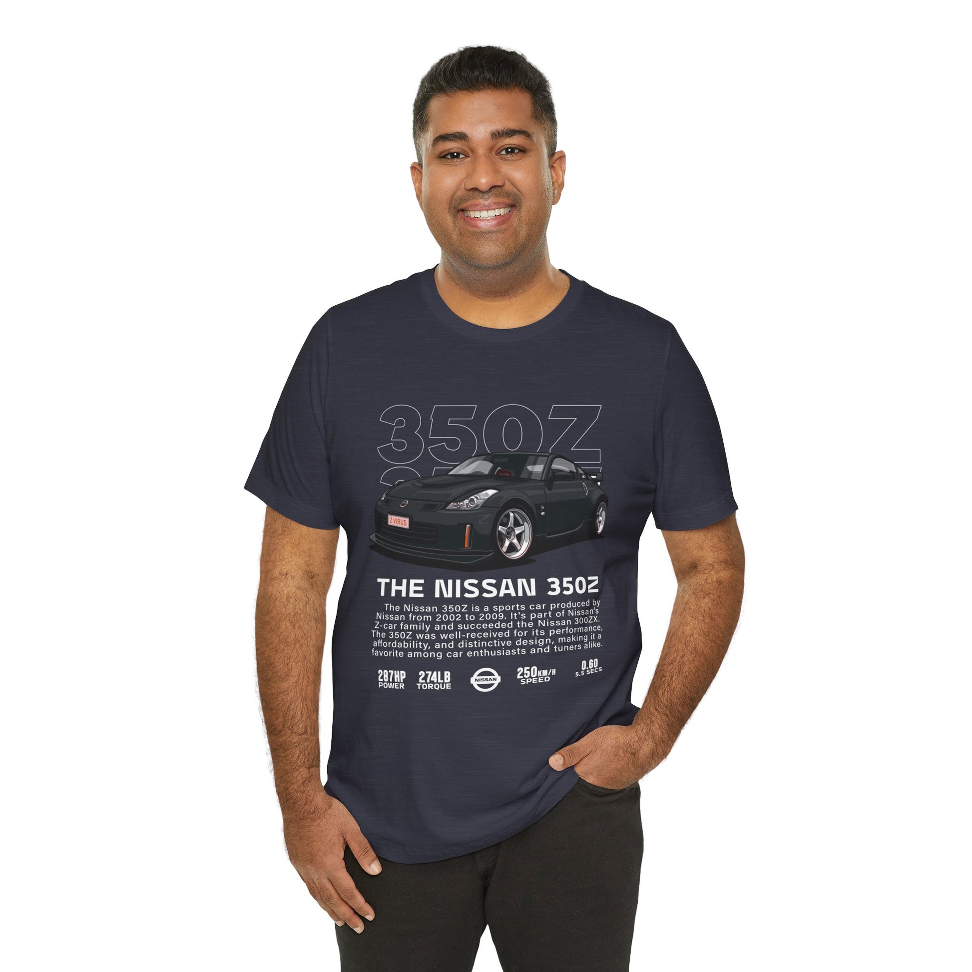 Nissan 350Z Unisex Tee – Perfect for Car Enthusiasts and Motoring Events - CreativeRino
