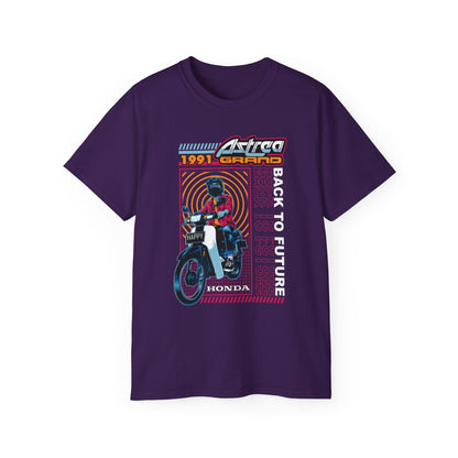 Honda Astrea Grand BTF Motorcycle - Perfect T-shirt for Bikers & Vintage Enthusiasts - CreativeRino