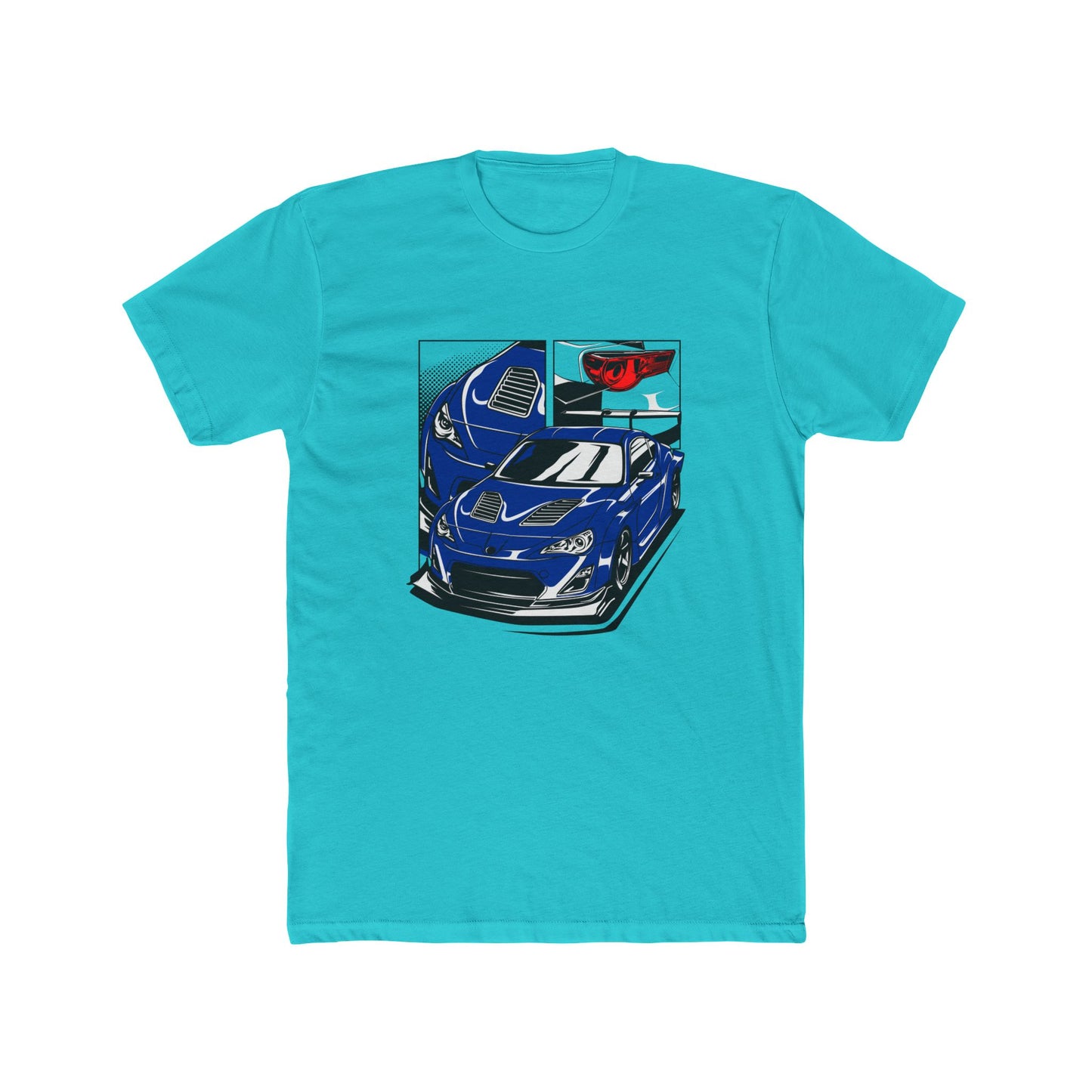 Racing-Inspired Unisex Cotton Crew Tee - Perfect T-shirt Gift for Car Enthusiasts - CreativeRino