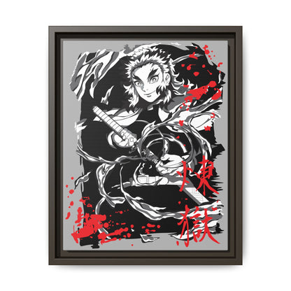 Demon Slayer Framed Anime Art Print - Matte Canvas Wall Decor - CreativeRino