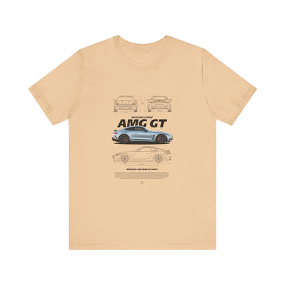 AMG GT Unisex Jersey Short Sleeve Tee - Perfect for Car Enthusiasts - CreativeRino
