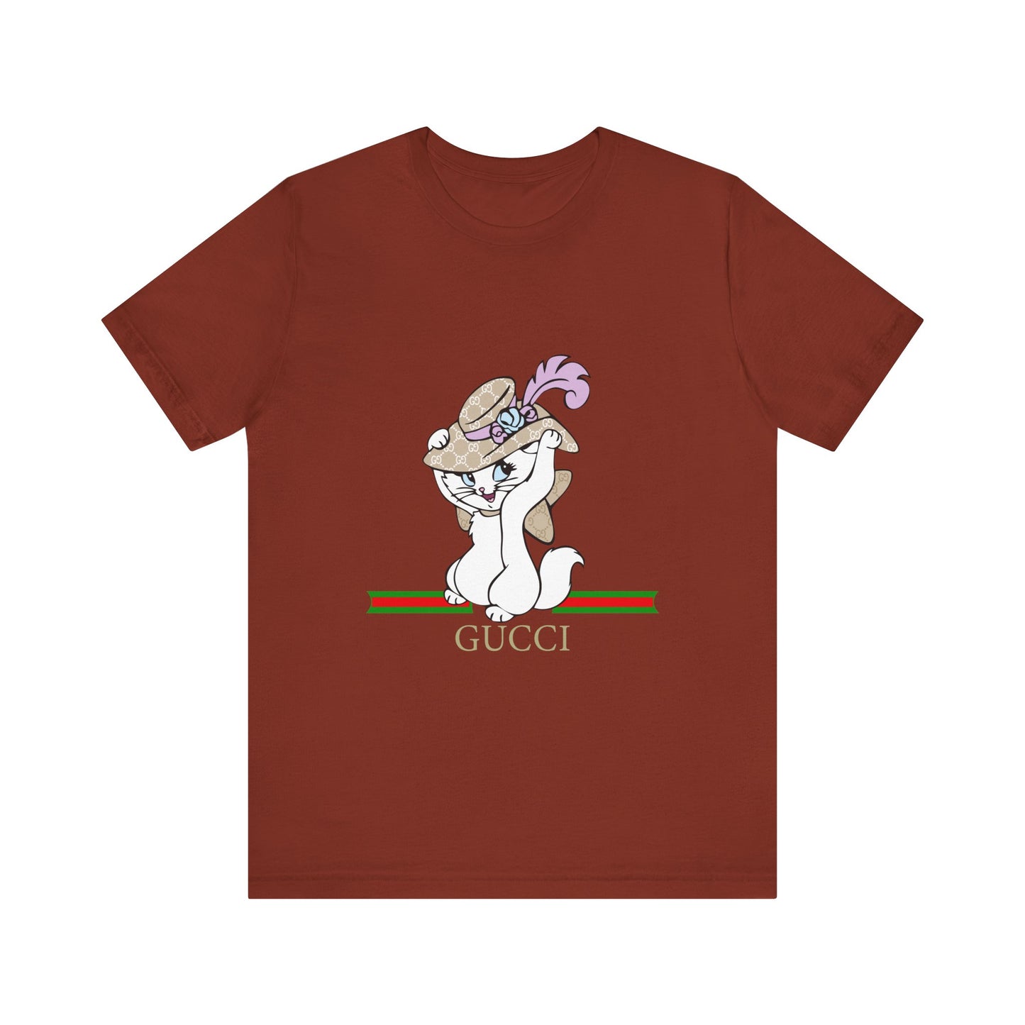 Kitty Gucci Unisex Jersey Short Sleeve T-shirt - CreativeRino