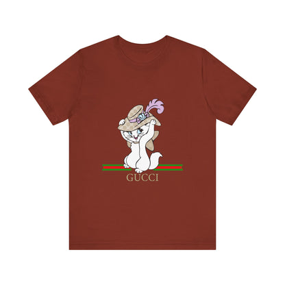 Kitty Gucci Unisex Jersey Short Sleeve T-shirt - CreativeRino
