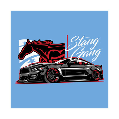 Stang Gang Matte Poster - Perfect Gift for Car Enthusiasts - CreativeRino