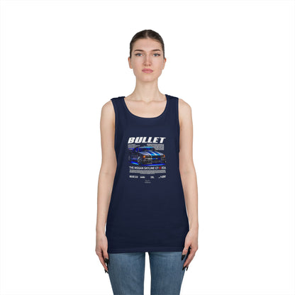 Bullet Skyline GT-R Racing Tank Top | Unisex Heavy Cotton - CreativeRino
