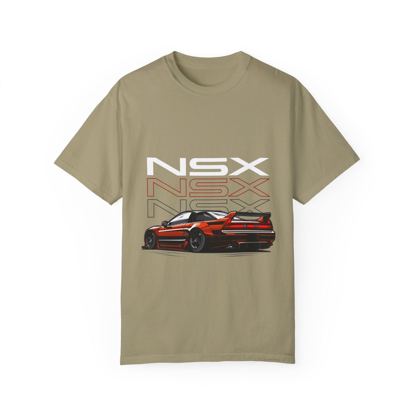 NSX Unisex Garment-Dyed T-Shirt - Retro Car Enthusiast Apparel - CreativeRino