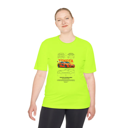 Toyota Supra MK4 Unisex Moisture Wicking Tee – Perfect T-shirt for Car Enthusiasts - CreativeRino