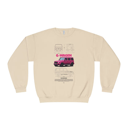G-Wagen Graphic Unisex Crewneck Sweatshirt - Mercedes-Benz Car Lover Gift - CreativeRino