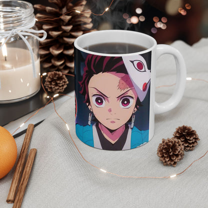 Demon Slayer Ceramic Mug - Anime-Inspired 11oz & 15oz Cups for Fans - CreativeRino
