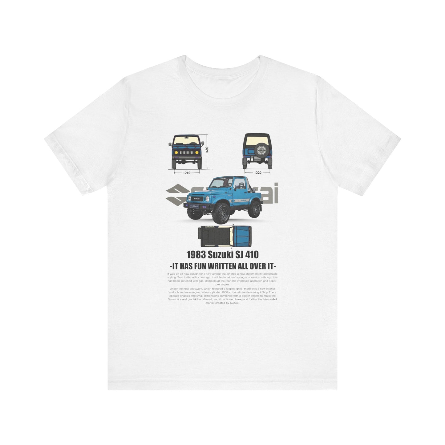Vintage Suzuki 1983 Graphic Tee - Unisex Short Sleeve T-Shirt - CreativeRino