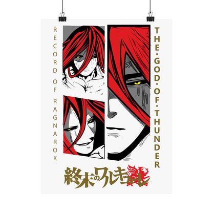 Record of Ragnarok Matte Vertical Posters Anime Poster Print - CreativeRino