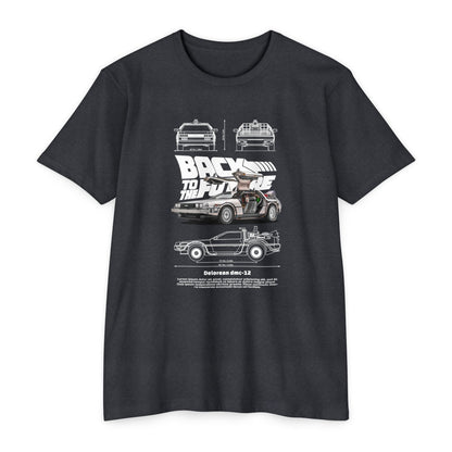 Back to the Future DeLorean Unisex T-Shirt - Retro Movie T-shirt - CreativeRino