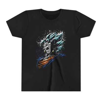 Anime Youth Short Sleeve Tee - Cool Dragon Ball  T-shirt Design for Kids - CreativeRino
